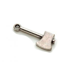 Zawieszka metalowa Charms ScrapBerry's Siekierka Srebro, 28mm